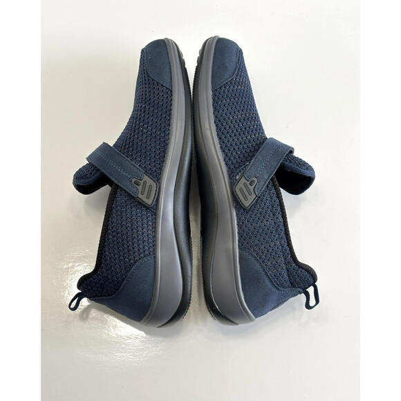 Orthofeet Quincy 823 Women's Sz 8.5 X-Wide Blue Stretch Slip On Orthopedic Shoes - Picture 7 of 12